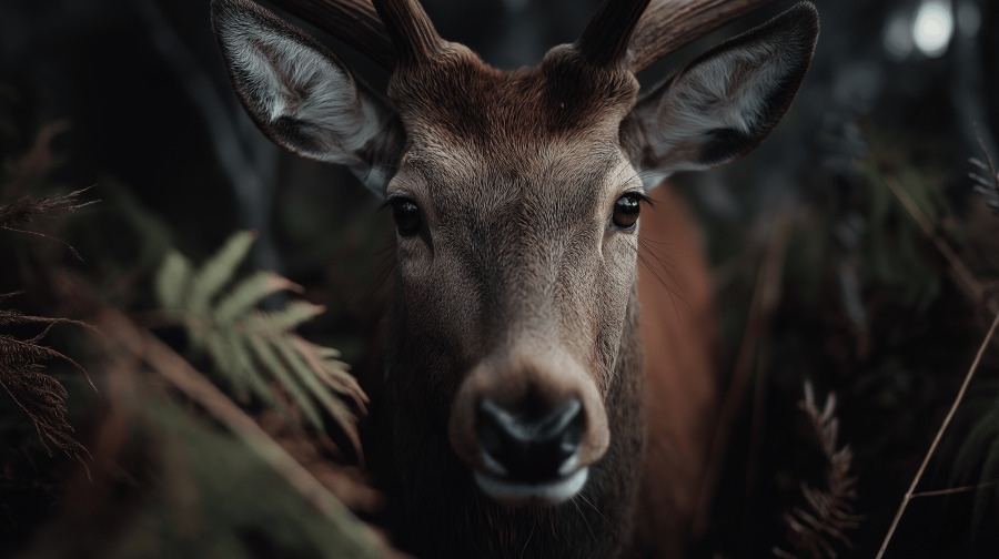 Peering Deer puzzle preview